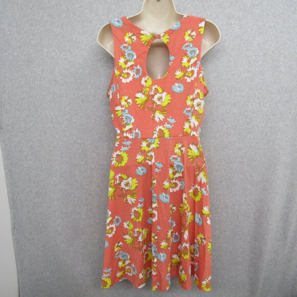 Love Fire Womens Dress Orange Size L Sleeveless Round Neck - Picture 3 of 9